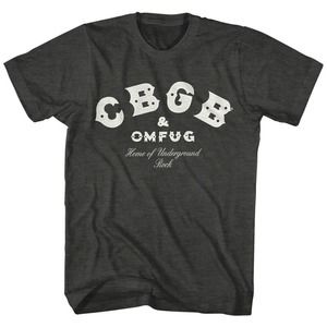 CBGB Home Of Underground Rock Vintage Music T Shirt
